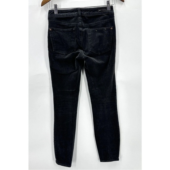 Pilcro x Anthropologie Charcoal Grey Corduroy High Rise Pants - Picture 2 of 8